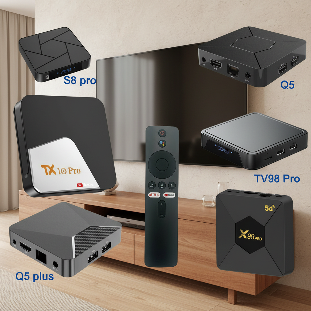 รีโมทกล่อง Android SQ2-BOX PRO ใช้ได้กับฉลากปุ่มที่เหมือนกัน