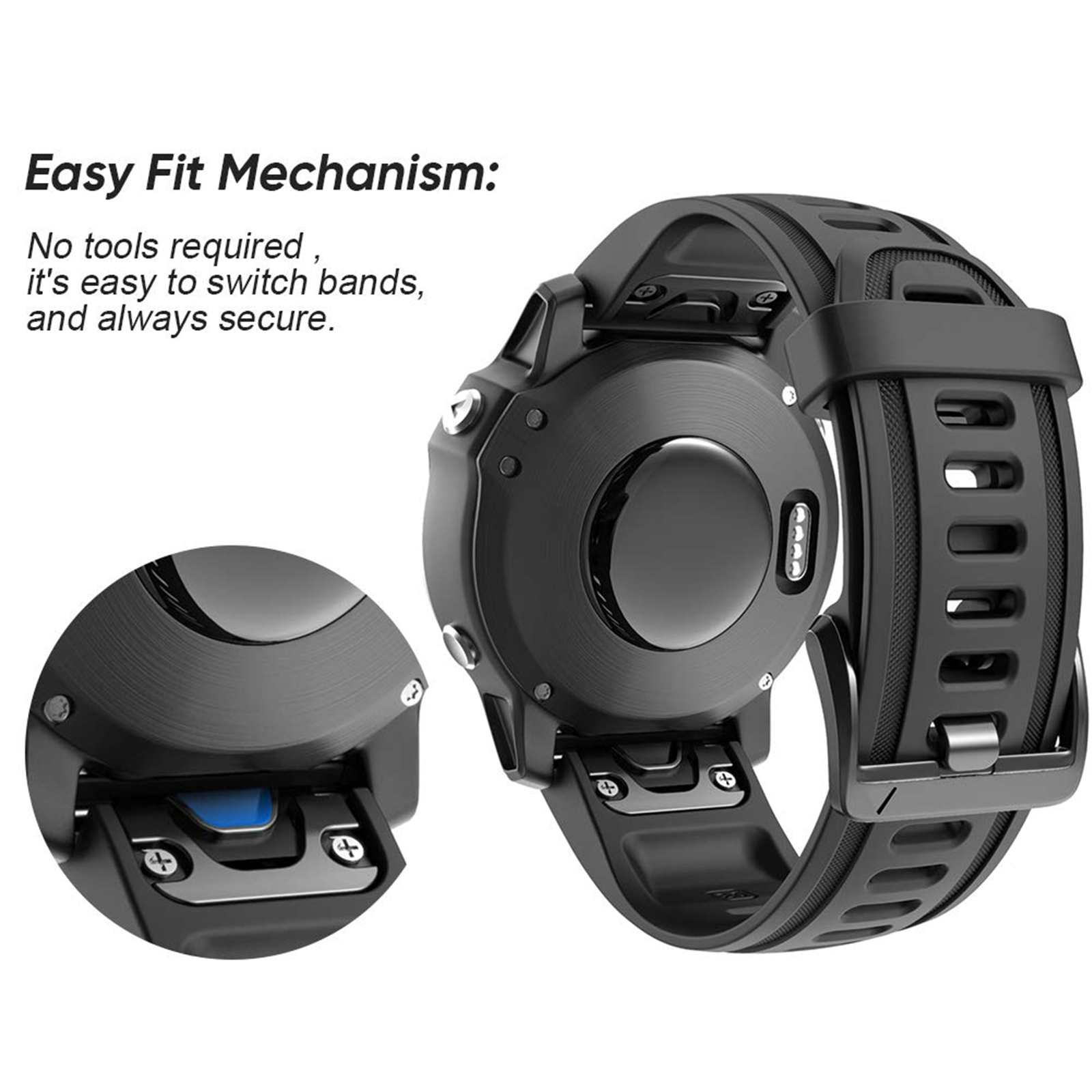 Smartwatches หูฟังหูฟังหูฟังชุดหูฟัง 20 มม.สําหรับ Garmin Fenix 7S 6S 5S Pro D2 Delta S สายรัดข้อมือ