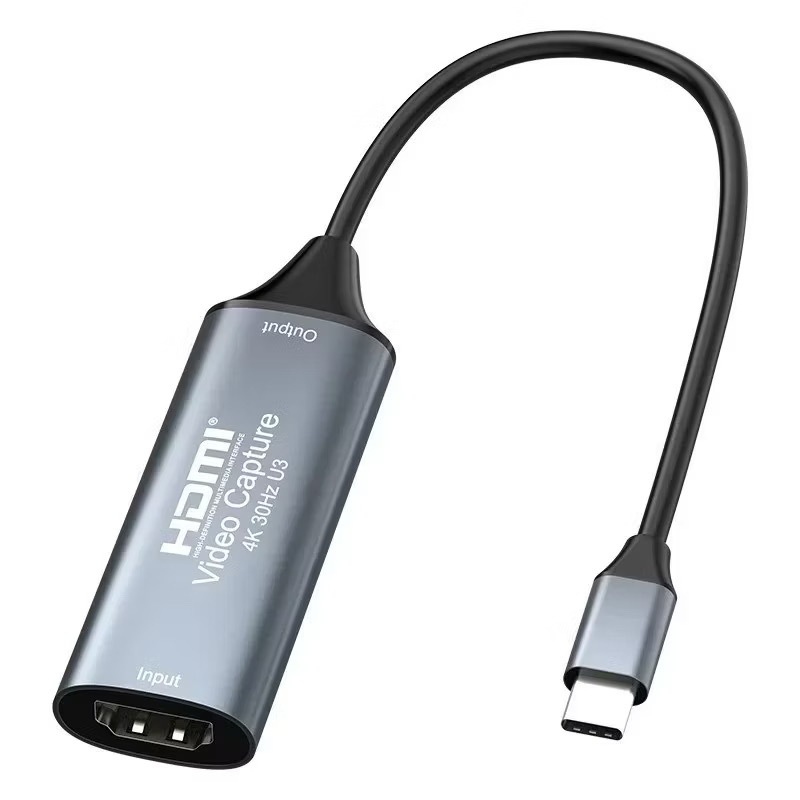 HDMI Video Capture Card 4K USB 2.0 การ์ดจับภาพวิดีโอและเสียง สำหรับสตรีมและบันทึกภาพ