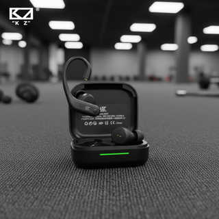 KZ AN01 หูฟังไร้สายแบบเกี่ยวหู, ตัดเสียงรบกวน, เสียงคมชัด, ด…