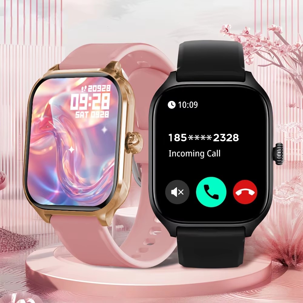 สมาร์ทวอทช์ หน้าจอ 2.01 นิ้ว รับสายโทรศัพท์ ติดตามแคลอรี่ วัดอัตราการเต้นของหัวใจ ออกซิเจนในเลือด และความดันโลหิต พร้อมฟีเจอร์บลูทูธ