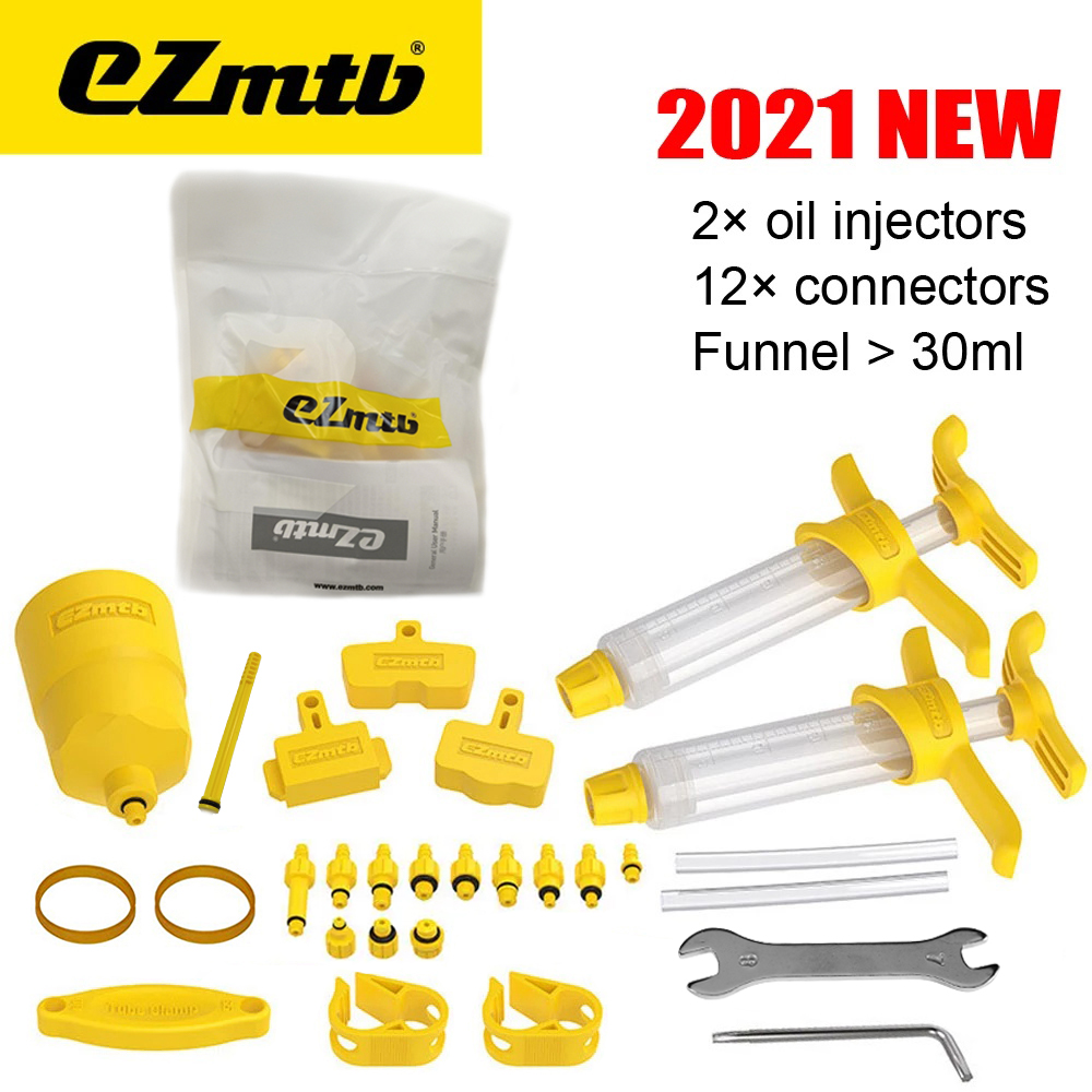 Ezmtb จักรยานไฮดรอลิกดิสก์เบรกชุดท่อระบายน้ําเครื่องมือซ่อมแซมเบรกสําหรับจักรยานเสือภูเขา/จักรยานเสือหมอบ
