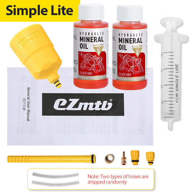 Newboler จักรยานเบรคไฮดรอลิก Bleed Kit สําหรับ SHIMANO, น้ํามันแร่ MTB/แผนที่ซ่อมเครื่องมือ