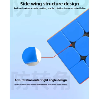 ZCUBE Tianma X3 ลูกบาศก์มายากลแม่เหล็กเร็ว 3x3 | 48/64 แม่เหล็ก รุ่นคู่, แกนแม่เหล็ก & ระบบสปริง, พร้อมขาตั้งกล้อง & เครื่องมือ