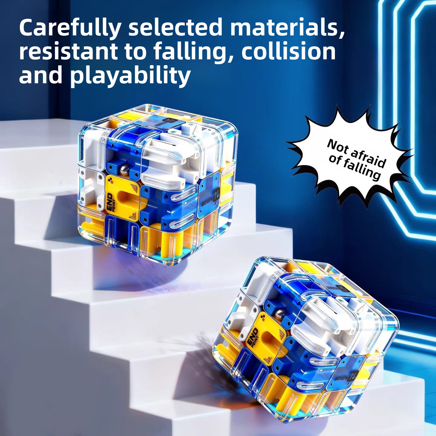 ทรงกลมเขาวงกต Cube 3x3 Magic Cube สมอง Teaser Logic Battle Focus การฝึกอบรมความเครียดบรรเทาของเล่นสําหรับเด็กผู้ใหญ่