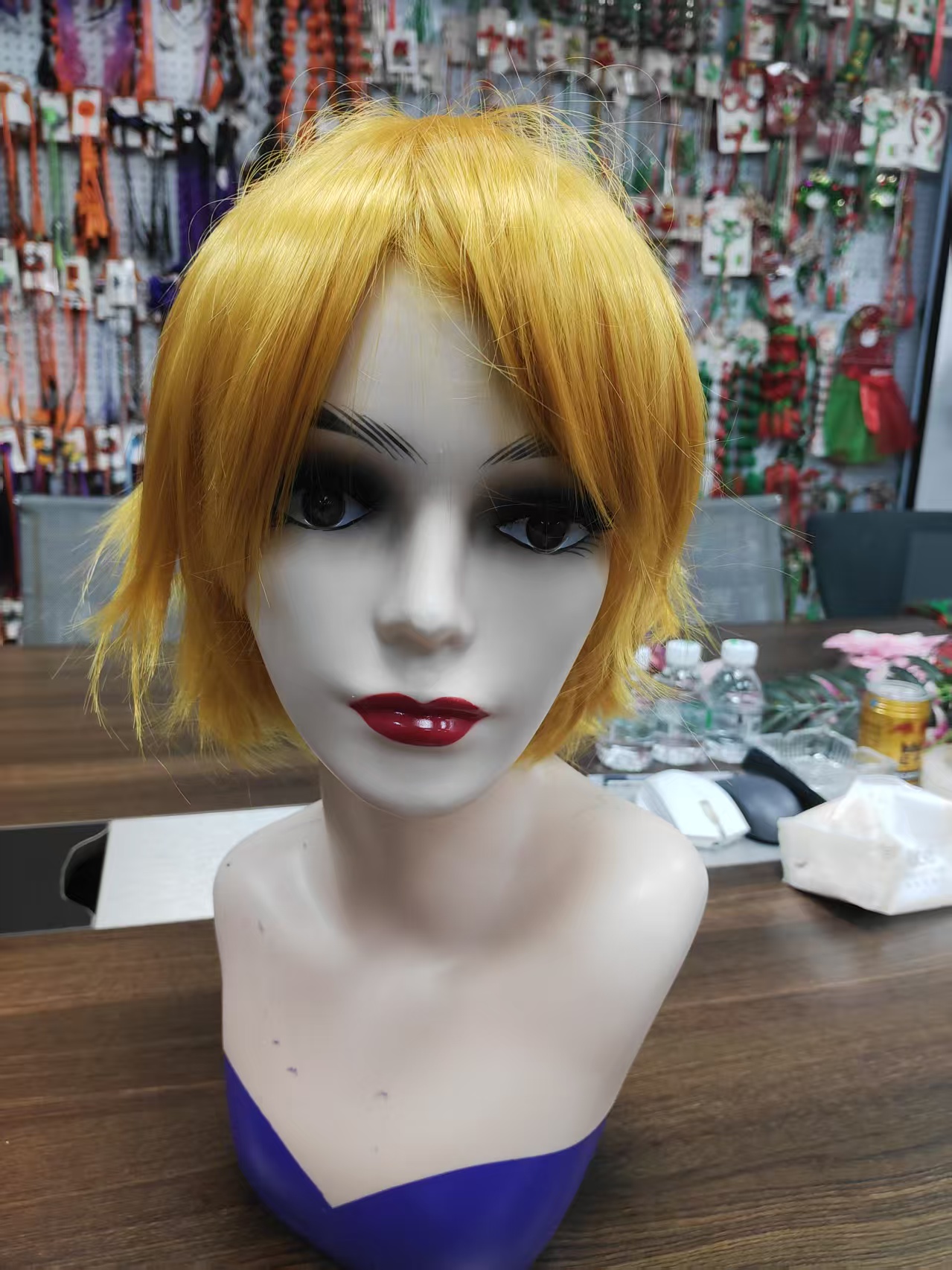 Death Note L Lawliet Al Rolette cos สีดํา Anti-upturned อะนิเมะผมสั้นการ์ตูน Reality แสดงวิกผมสังเคราะห์สําหรับผู้หญิงเต็มหัวผมจริง ราคา ถูกที่สุด ดีลบีเคเค แกลเลอรีภาพที่ 7