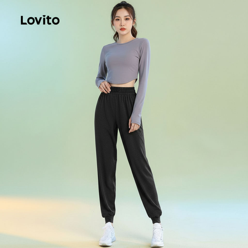 Lovito กางเกงกีฬา รุ่น LNA129022