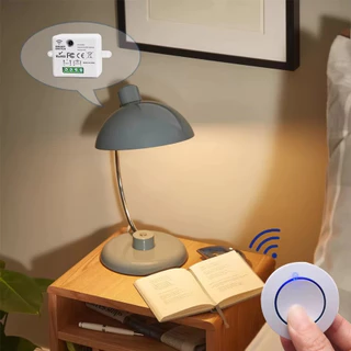 สวิตช์ไฟไร้สาย รีโมทควบคุม สําหรับโคมไฟ LED แผงผนังขนาดเล็ก RF 433MHz ควบคุมรีเลย์ AC 85-240V