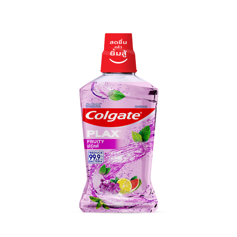 [Gift] น้ำยาบ้วนปาก พลักซ์ ฟรุตตี้ คอลเกต 100 มล.Plax Fruity Mouthwash Colgate (สินค้าสมนาคุณงดจำหน่าย)