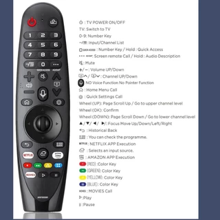 รีโมทคอนโทรลอัจฉริยะ LG รุ่น MR20GA - ใช้ได้กับโทรทัศน์ LG รุ่นปี 2018-2020