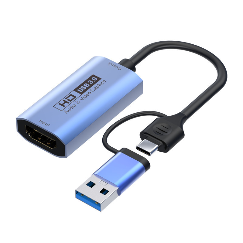 การ์ดจับภาพวิดีโอ USB 4K 3.0 Type-C 1080P 60Hz Grabber สําหรับพีซีโทรศัพท์ระบบวิดีโอเสียง Elite X