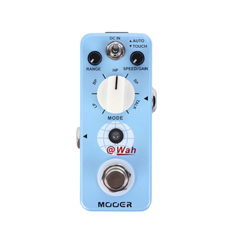 MOOER @Wah Digital Auto Wah Pedal กีตาร์คเอฟเฟกต์ 5 โหมด True Bypass บอดี้โลหะเต็มรูปแบบ อุปกรณ์เสริ