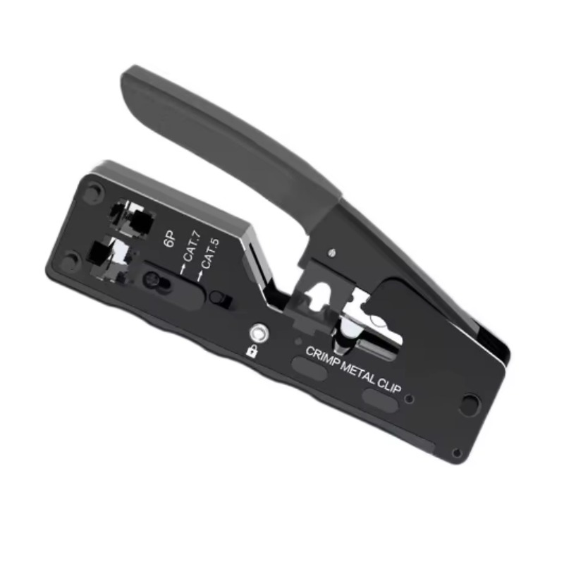 หนึ่งชุด Multi-Type เครือข่าย Crimping Tool เหมาะกับ RJ45 RJ11 RJ12 สําหรับ Cat5 To Cat7 Line Layout