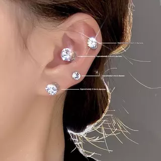 ต่างหูแบบหนีบแม่เหล็กสําหรับผู้ชายผู้หญิง Hypoallergenic Non-Pierced ส่วนบุคคลเครื่องประดับหู