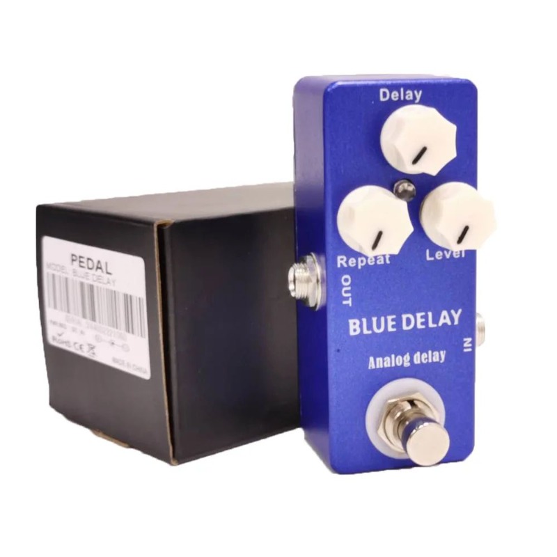 Mosky Deep Blue Delay Mini Guitar Effect Pedal True Bypass