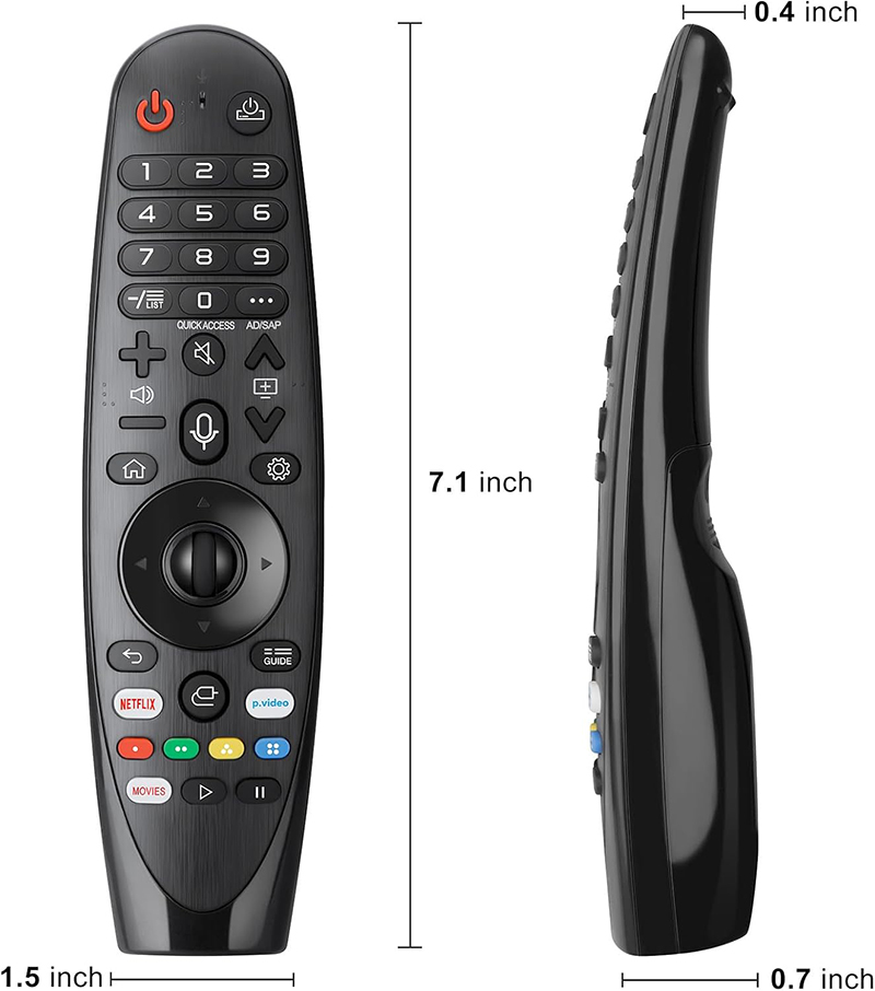 รีโมท Magic สําหรับ LG 4K QNED OLED Google TV