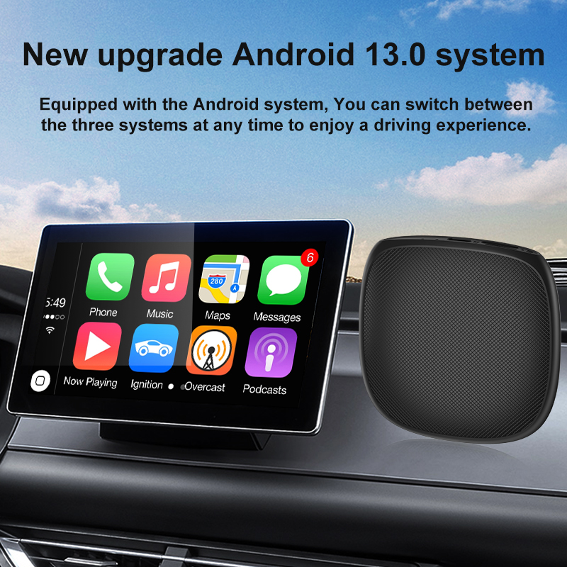 Box Tv 13 6225 Led Wireless Auto Carplay Adapter ประสิทธิภาพที่เชื่อถือได้สําหรับ Commuting