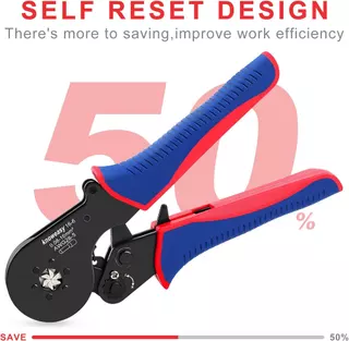 One PC หกเหลี่ยม Ferrule Crimping Tool HSC8 16-6 สําหรับ 28-5 AWG / 0.5-16mm2 สายแขนปลาย