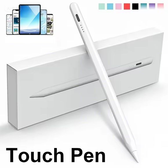 ปากกาสไตลัสสากลสําหรับ iPad Air 5 4 3 9 10 รุ่น Mini 6 5 Apple Pencil 2/1 iPad Pro 11 9/8/6 ปี 2018-2024 รองรับการปฏิเสธฝ่ามือ