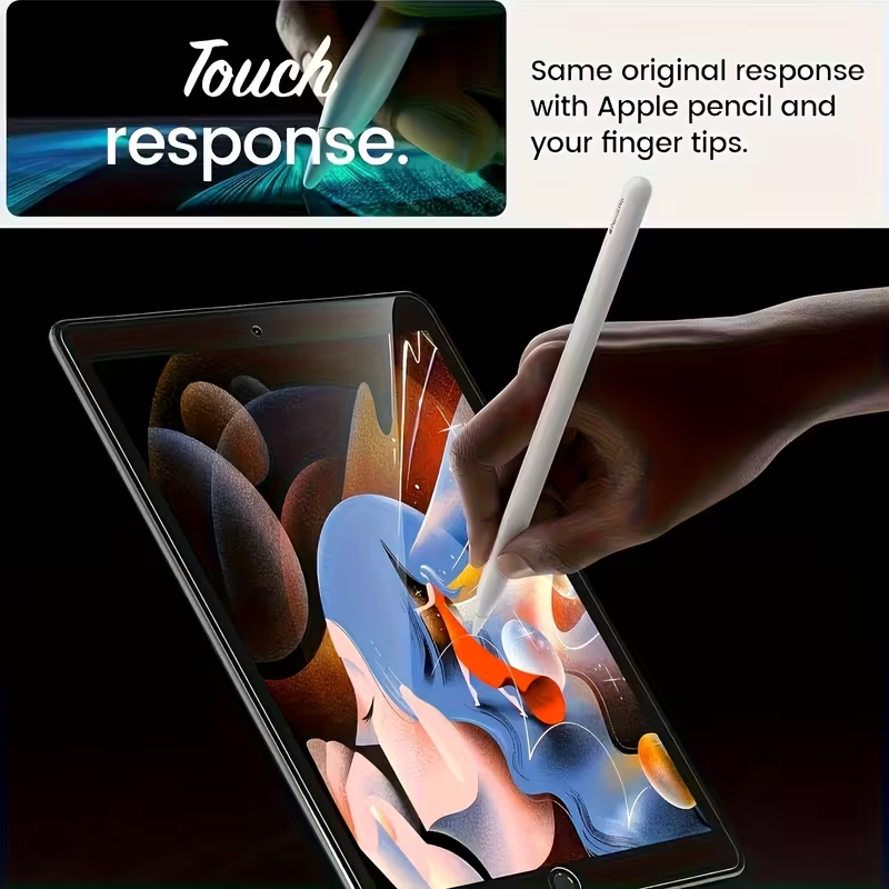 กระจกนิรภัยไร้ฝุ่นสําหรับหน้าจอ iPad Gen 7/8/9 10.2 Pro 11'' Air 4/5/11/13 ปกป้องเต็มหน้าจอคมชัดสูง - รูปที่ 5
