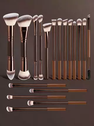 Professional 6 10 18 22 ชิ้นชุดแปรงแต่งหน้า Travel ชุดเครื่องมือมัลติฟังก์ชั่นแบบพกพา