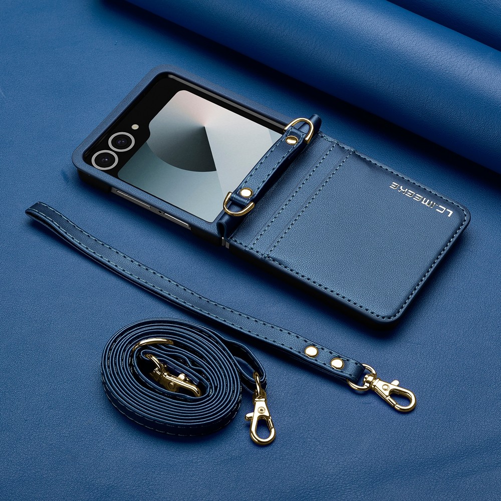 สําหรับเคสโทรศัพท์ Samsung Galaxy Z Flip 7FE 7 6 5 4 ดีไซน์กันฝุ่น สีฟ้า Flip5 Flip6 Flip7 Flip7FE พ
