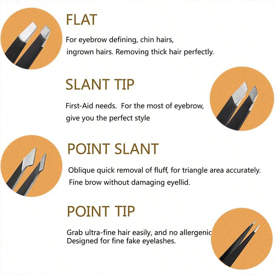 ชุดอุปกรณ์กรูมมิ่งสําหรับผู้ชายสแตนเลสสตีลระดับมืออาชีพ 8 ชิ้น/ชุด พร้อมแหนบ กรรไกรตัดขนจมูก และเครื่องตัดแต่งคิ้ว ชุดอุปกรณ์ดูแลผิวหน้าแบบพกพา - รูปที่ 6