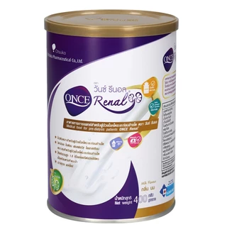 ONCE Renal วันซ์ รีนอล 400 กรัม อาหารทางการแพทย์สำหรับผู้ป่วยโรคไตระยะก่อนล้างไต