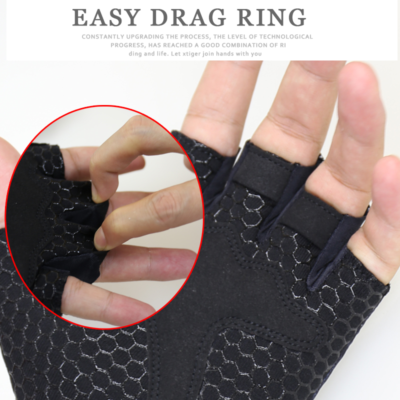 X-Tiger ถุงมือปั่นจักรยานผู้หญิงนิ้วสั้นลื่นทนต่อการสึกหรอสบายระบายอากาศออกกําลังกายกีฬากลางแจ้งและอุปกรณ์เสริม ราคา ถูกที่สุด ดีลบีเคเค แกลเลอรีภาพที่ 7