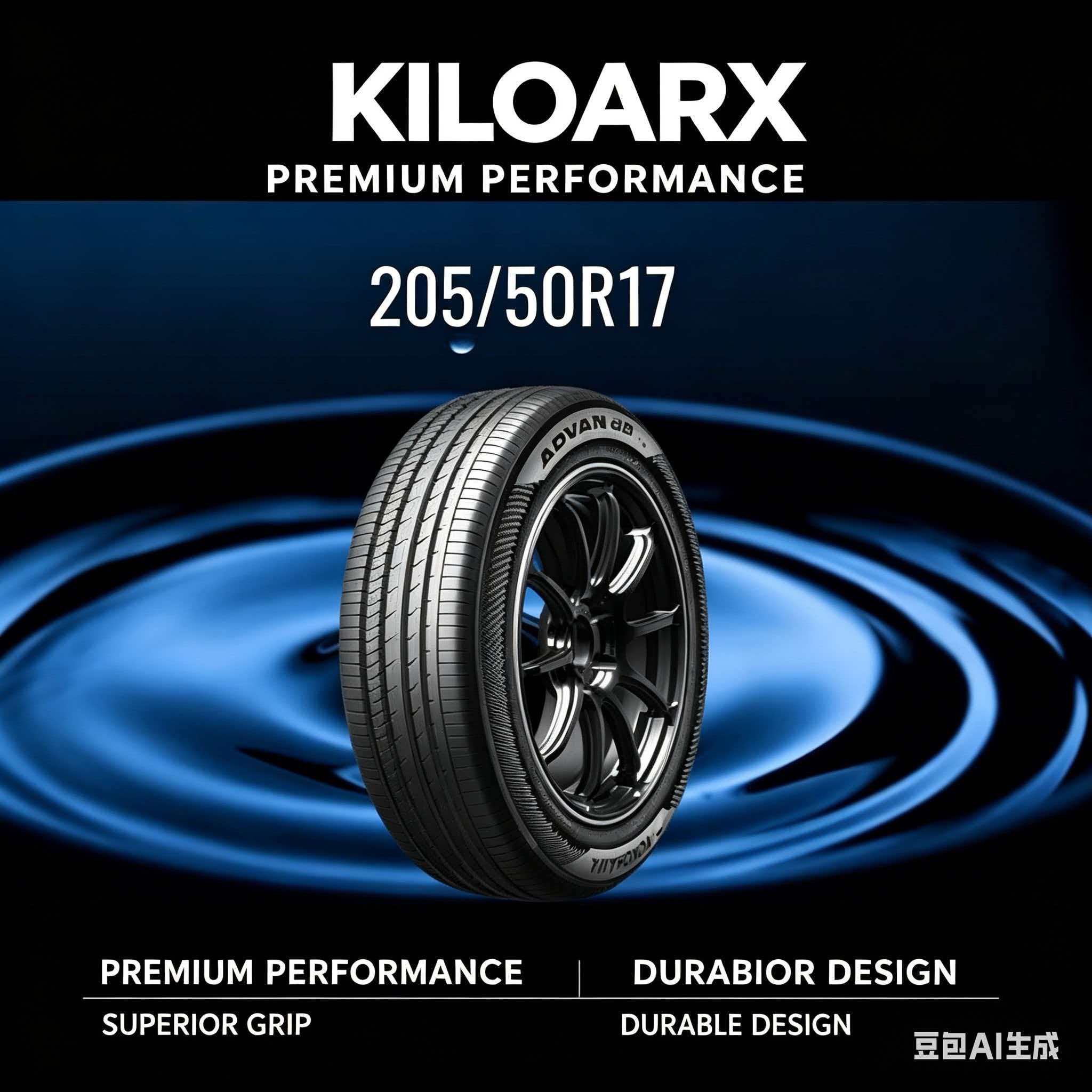 จัดส่งฟรีวันนี้ KILOARX 205/50R17-1PC ยางรถยนต์อเนกประสงค์ รองรับน้ําหนักมาก 8PR ทนทาน 100% ลด 50% จ
