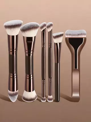 Professional 6 10 18 22 ชิ้นชุดแปรงแต่งหน้า Travel ชุดเครื่องมือมัลติฟังก์ชั่นแบบพกพา