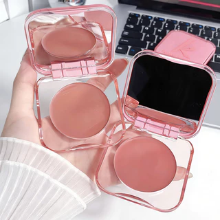 บลัชออนเนื้อครีมแบบตลับเดี่ยว | สีสันเข้มข้น เนื้อแมตต์นุ่มเนียน เปล่งประกายธรรมชาติ ติดทนนาน สีแก้มชุ่มชื้น