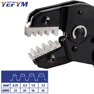 One ชุด SN-58B Non-ฉนวนเปิด Barrel Crimping เครื่องมือ, Ratcheting Crimper สําหรับ 23-16 AWG Dupont Molex JST TE Terminals