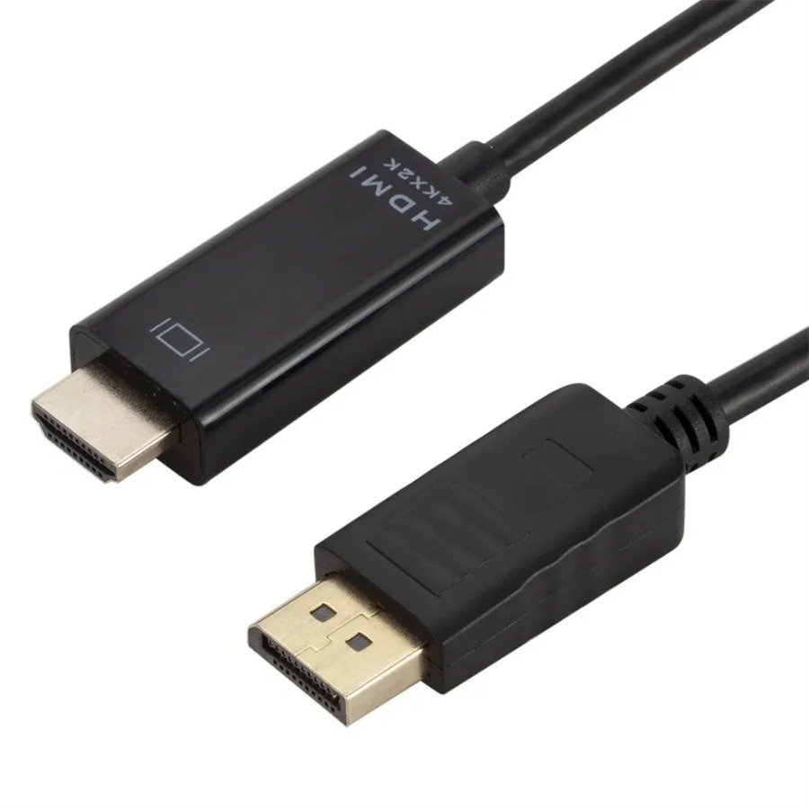 ตัวแปลง DisplayPort เป็น HDMI ขนาด 1.8 ม. สําหรับเดสก์ท็อปแล็ปท็อปพีซี DP เป็นอะแดปเตอร์ HDMI ราคา ถูกที่สุด ดีลบีเคเค แกลเลอรีภาพที่ 5