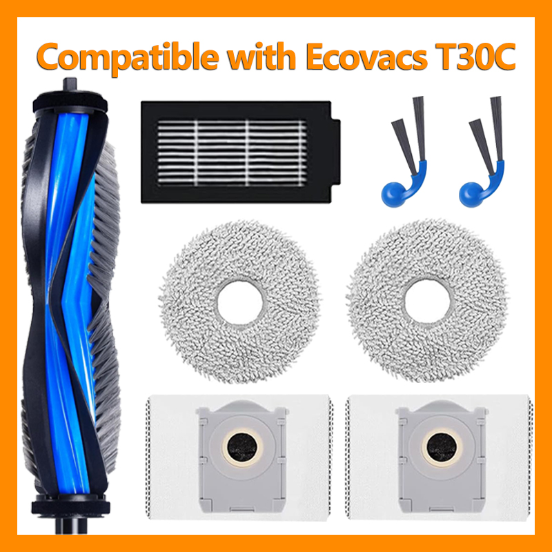 แปรงลูกกลิ้งหลักสํารองสําหรับหุ่นยนต์ดูดฝุ่น Ecovacs DEEBOT T30C 2026