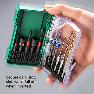 หลายชุด 10 ชิ้น Hex Handle เจาะซ็อกเก็ต Combo อุปกรณ์เครื่องมือไฟฟ้าแบบพกพา