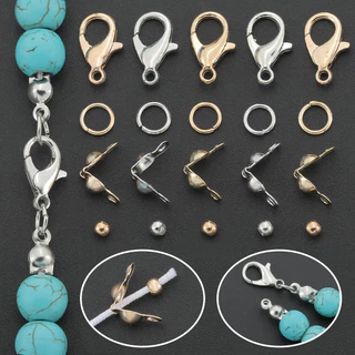 300 ชิ้น/กล่อง Lobster Clasp & Jump สําหรับแหวนชุดสําหรับเครื่องประดับทํา,สร้อยข้อมือสร้อยคอ Finishing, Diy Charms & จี้อุปกรณ์เสริม
