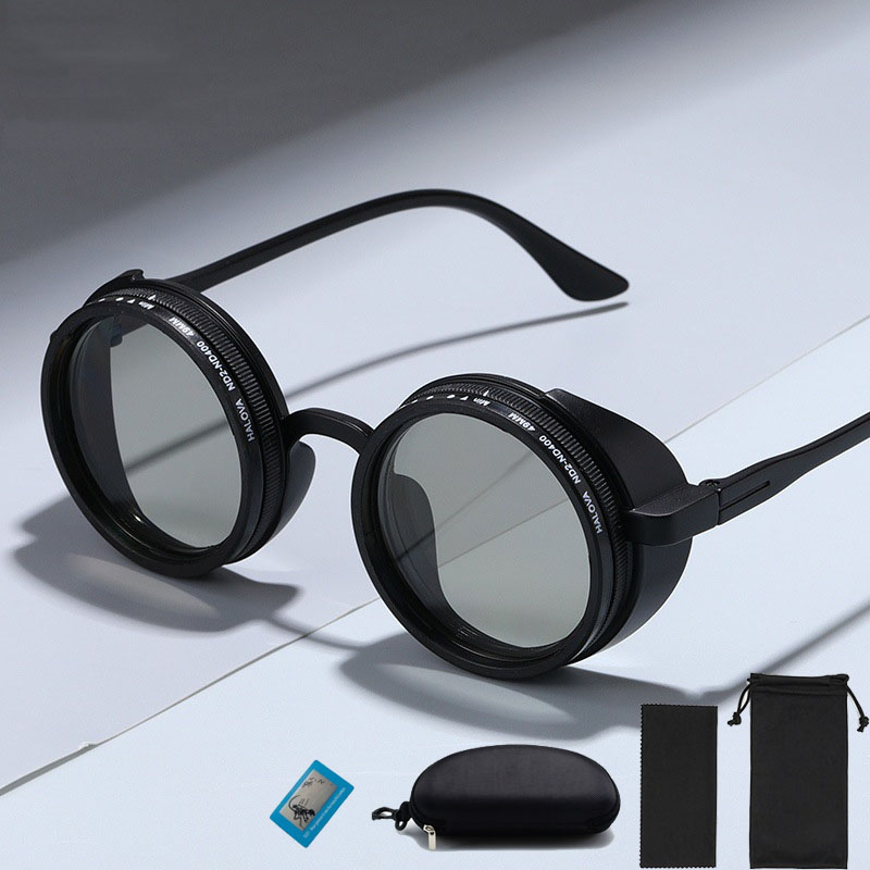 แว่นกันแดดโพลาไรซ์, โทนสีปรับได้ Uv400 Nd9, ชุดกันลมแฟชั่นกลางแจ้งพร้อมเคส