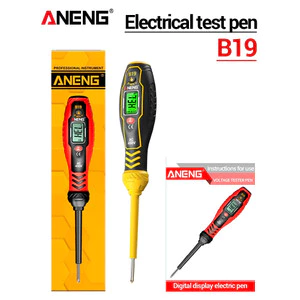หนึ่งชุด ANENG B19 เครื่องทดสอบแรงดันไฟฟ้าปากกาแบบไม่สัมผัส 30-1000V เครื่องตรวจจับ AC Buzzer Alarm Breakpoint Finder CAT IV 600V