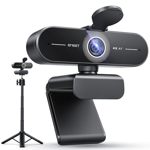 เว็บแคม EMMET 4K Ultra HD รุ่น C60E4K พร้อมขาตั้งกล้องขนาดเล็ก