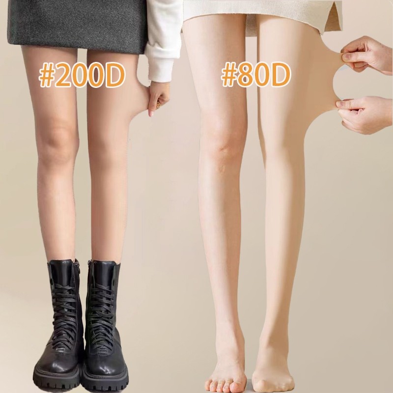ถุงน่องสร้างขาเรียบของผู้หญิง | ถุงน่องเชียร์ความร้อน 30D/80D | ถุงน่องสีนู้ดและสีดํา| ลุคเปลือยเซ็ก