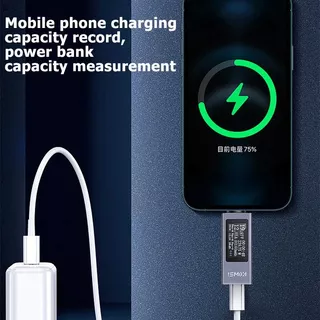 หนึ่งชุด KWS-2301 All In One USB-C Fast Charge Analyzer,จอแสดงผลดิจิตอลสําหรับแรงดันไฟฟ้าปัจจุบันและความจุ 4-30V 0-12A พร้อม CNC เปลือกโลหะ