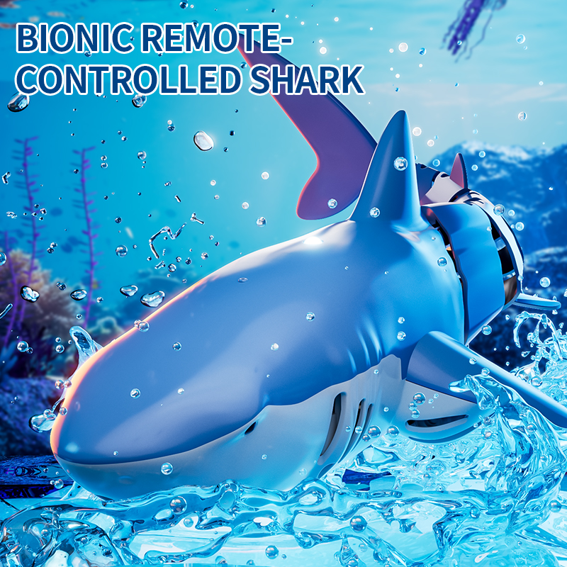 รีโมทคอนโทรล Shark ของเล่น RC ปลาน้ําว่ายน้ําของเล่นของขวัญสําเร็จการศึกษารายการสุดท้ายของเล่นเด็กผู