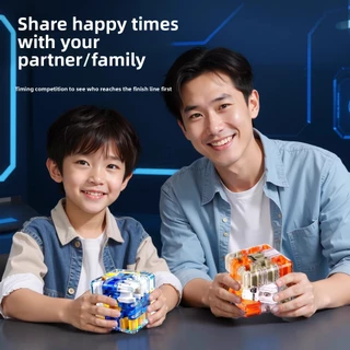 ทรงกลมเขาวงกต Cube 3x3 Magic Cube สมอง Teaser Logic Battle Focus การฝึกอบรมความเครียดบรรเทาของเล่นสําหรับเด็กผู้ใหญ่