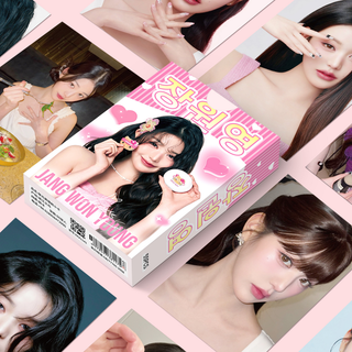 LINXX 55 ชิ้น IVE WonYoung ชุดการ์ด Lomo, Kpop Photocard อัล…