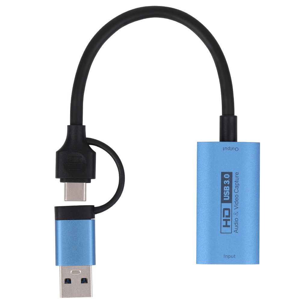 การ์ดจับภาพ USB 3.0 Type-C 4K 30Hz 1080p 30 60Hz Low-Latency Grabber สําหรับ PC Audio Video Elite X