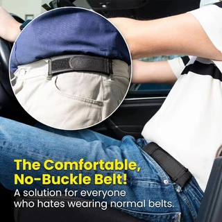 เข็มขัด No-Buckle ยืดหยุ่นนุ่มเป็นพิเศษ – เข็มขัดแฟชั่นสําหรับการเดินทางในฤดูร้อน