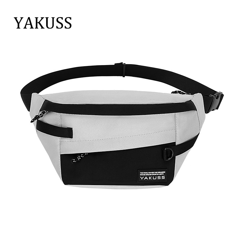 Yakuss กระเป๋าสะพายข้างและสะพายไหล่สําหรับผู้ชายผู้หญิงกระเป๋าคาดเอวกีฬาท่องเที่ยว Y57