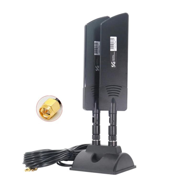 สําหรับ 42dbi 5g Router เสาอากาศภายนอกกลางแจ้ง Long Range WiFi สัญญาณครอบคลุม Booster SMA ชายสีดํา/T