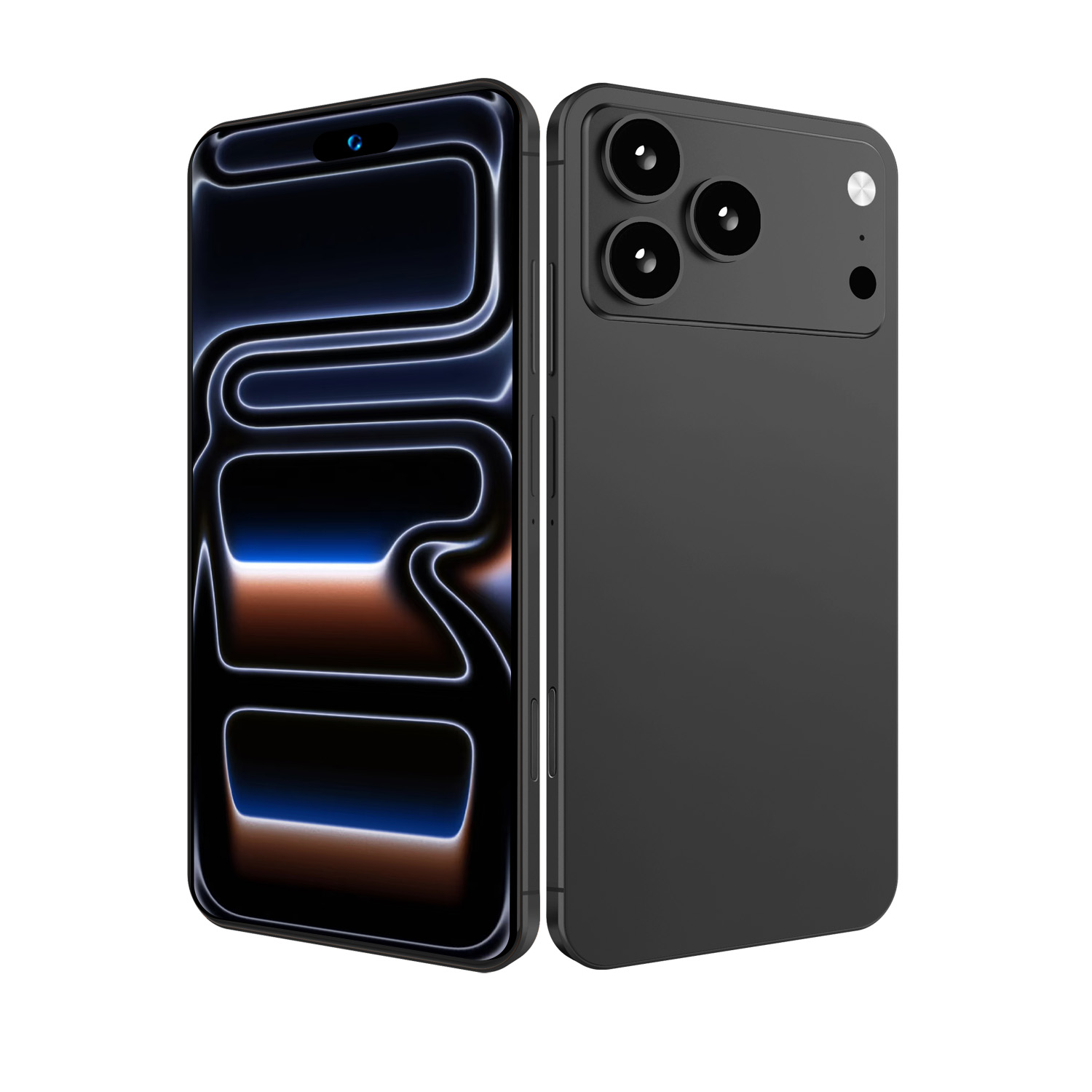 สมาร์ทโฟน 6.8 นิ้ว A17 Pro Max ซิมคู่ ควบคุมกล้อง Play 3+128GB